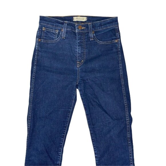 Madewell Women's 10" High-Rise Skinny Jeans Medium Wash Size 26 - Picture 3 of 10